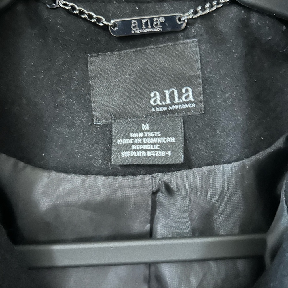 a.n.a Women's Black coat - Picture 2 of 4